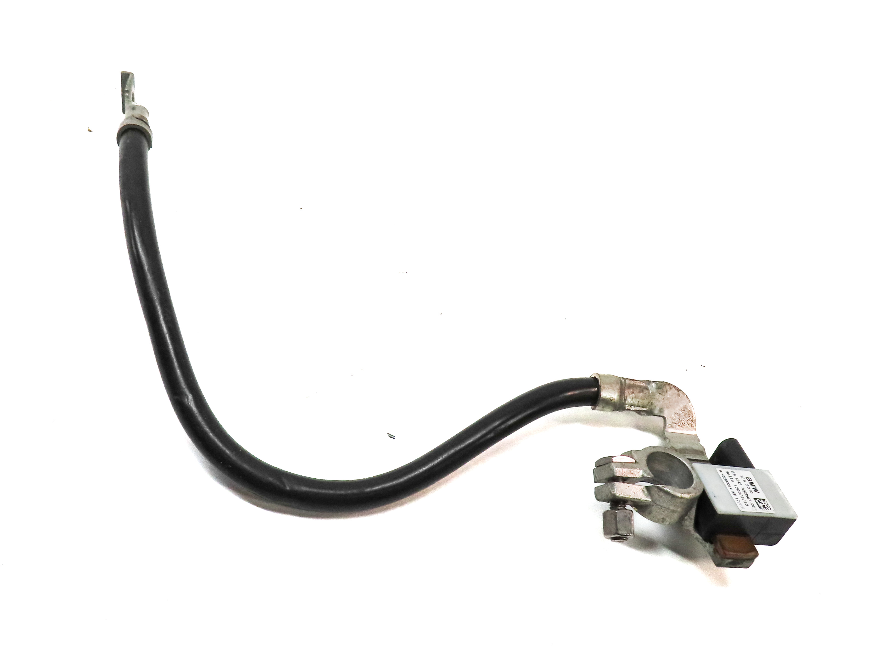 2012 BMW X5 (E70) NEGATIVE BATTERY CABLE w/ INTELLIGENT BATTERY IBS MODULE — exact item pictured